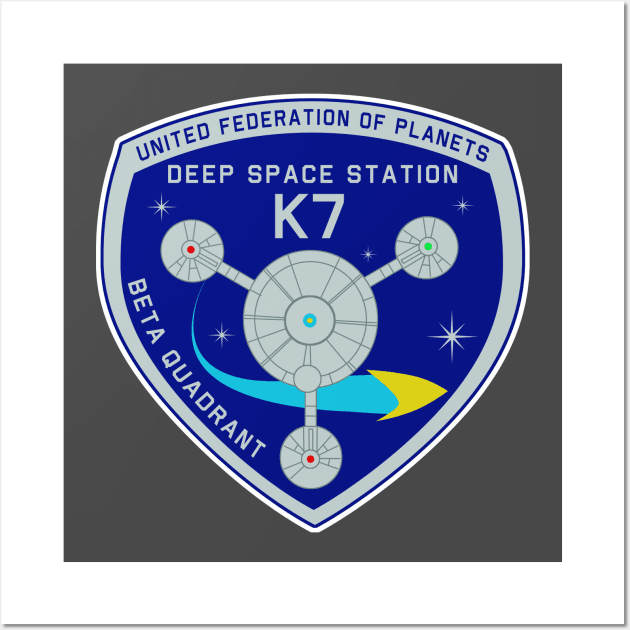 Deep Space Station K7 Wall Art by PopCultureShirts